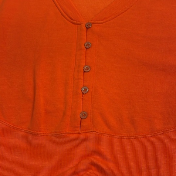 Anthropologie, large, “Auburn”orange, long sleeve top - Picture 8 of 10